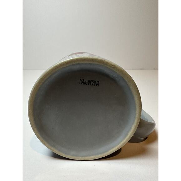 JC Penney Golden Rule Store Gray & Burgundy Mug Collectable Coffee Cup - Picture 4 of 5